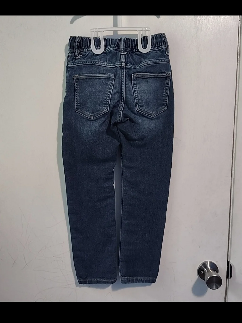 Gap Kids Boys Jeans Size S Regular Stretch Slim Blue Denim Pull-On Waist